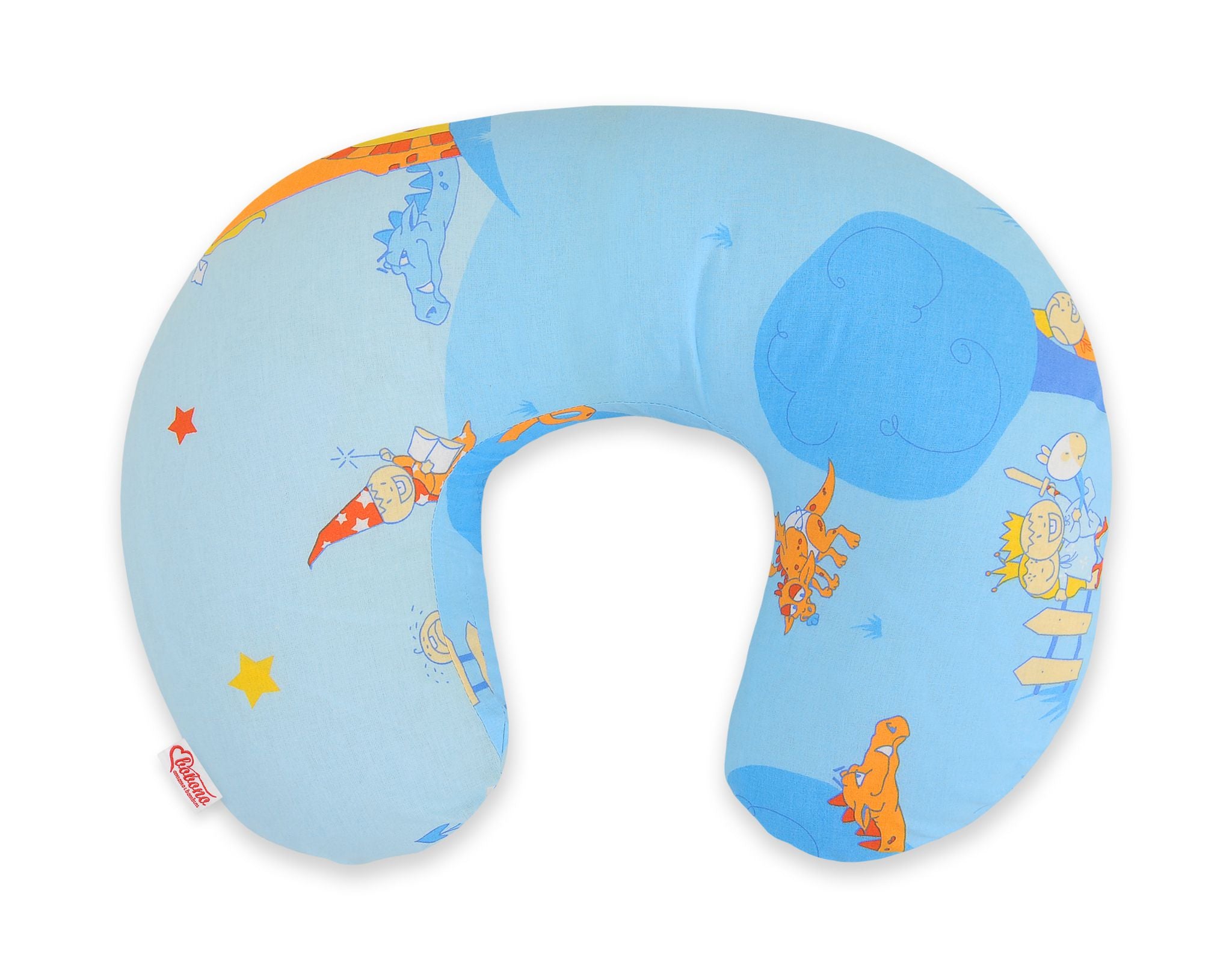 Breastfeeding Pillow Nursing Croissant Pillow, removable, Hands-Free Feeding- fairy tale