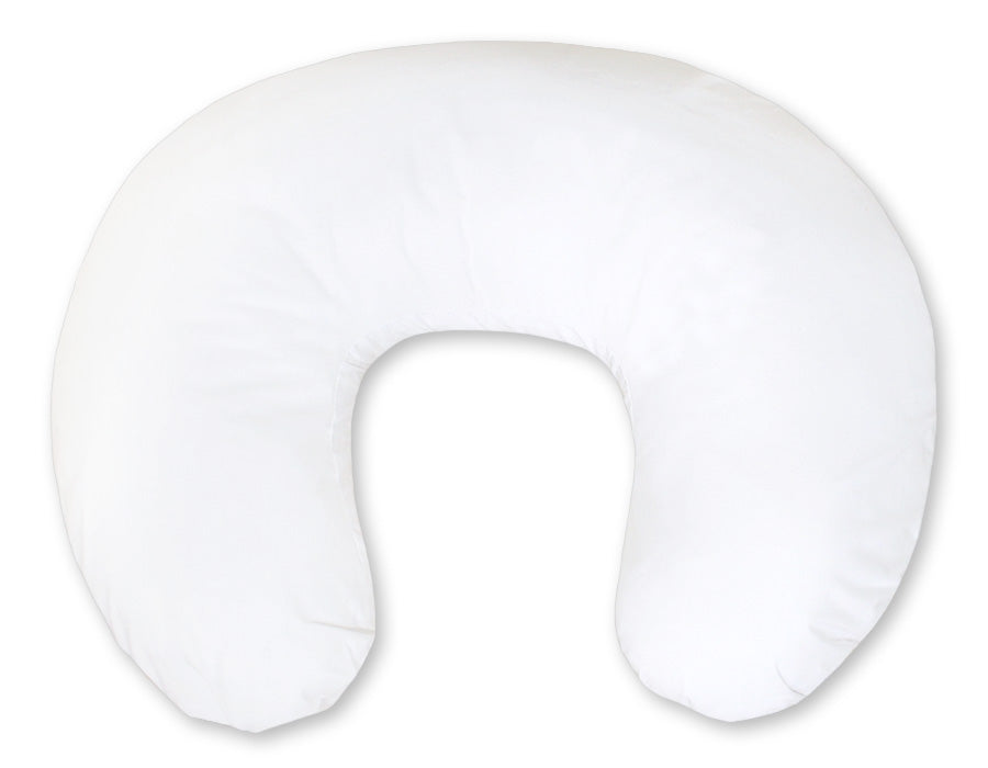 Breastfeeding Pillow Nursing Croissant Pillow, removable, Hands-Free Feeding- white