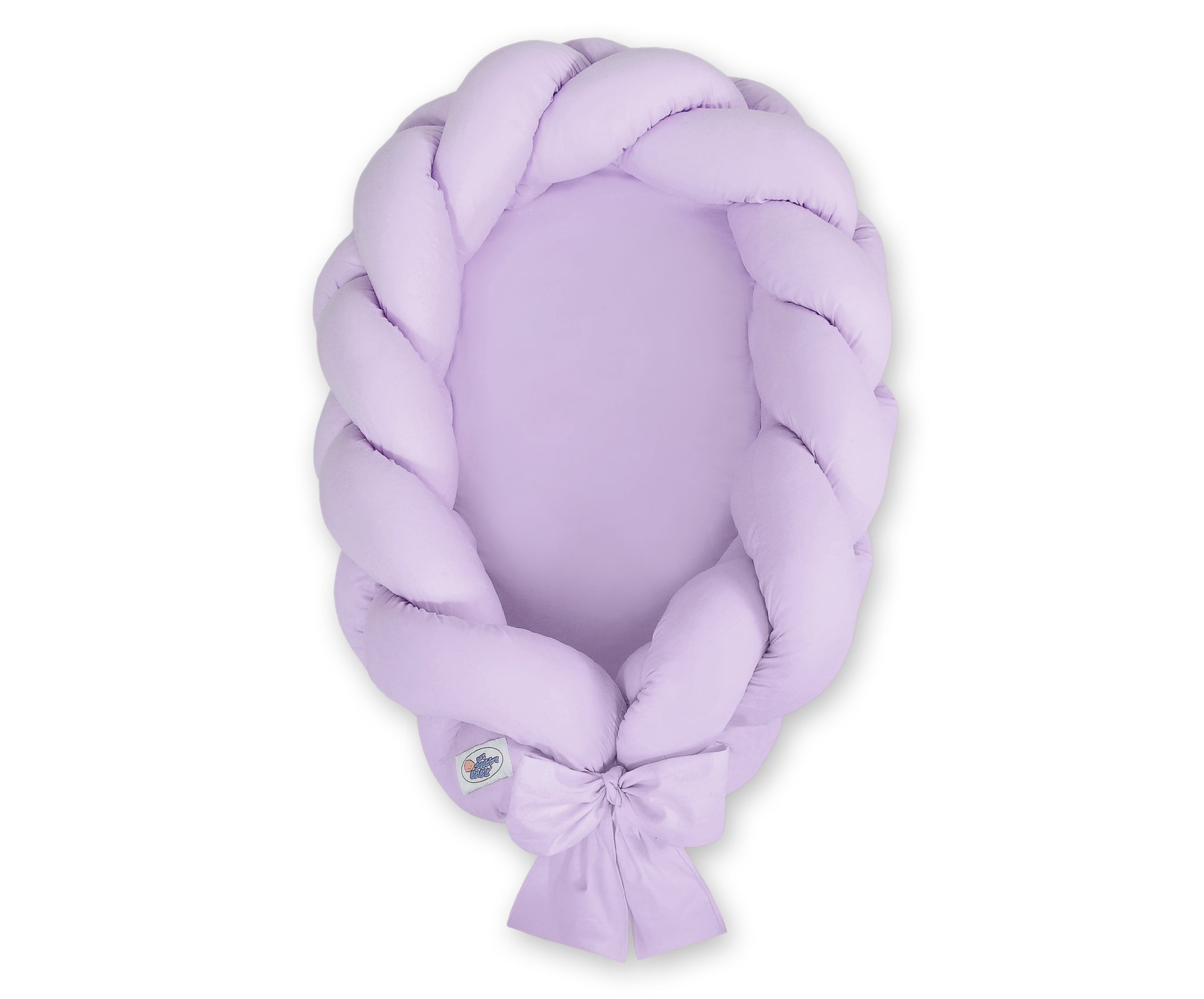 Braided baby nest 2 in 1- lilac