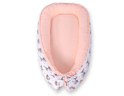 Baby nest double-sided Premium Cocoon for infants BOBONO- little doggies