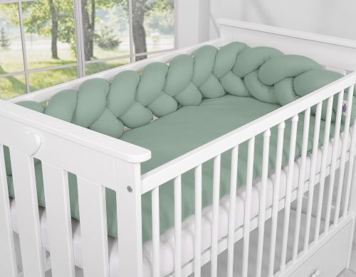 Knot bumper- pastel green