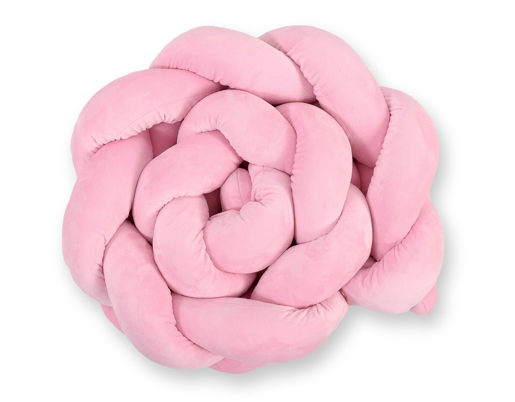 Knot bumper minky 180cm - pink