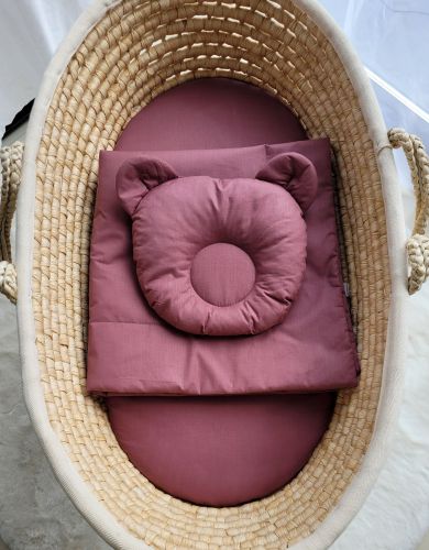 Blanket with pillow - 2pcs set - pastel violet