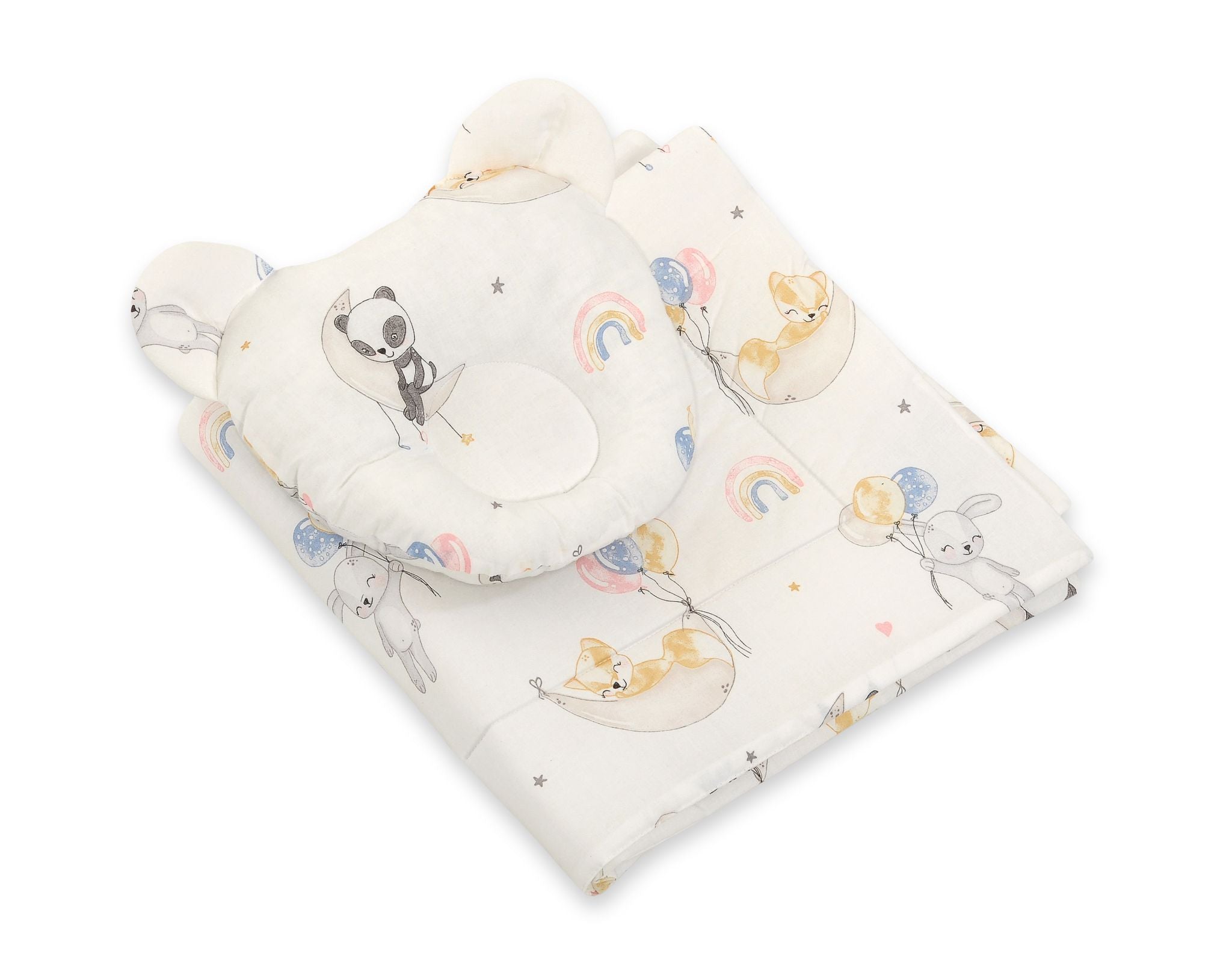 Duvet with pillow Teddy - 2pcs set - balloons