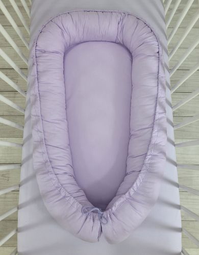 Baby nest double-sided Premium Cocoon for infants MY SWEET BABY- lila