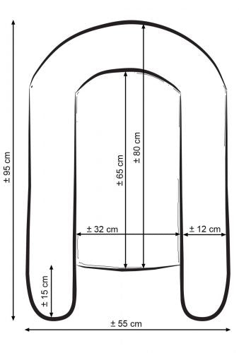 Baby nest double-sided Premium Cocoon for infants MY SWEET BABY - Gooses