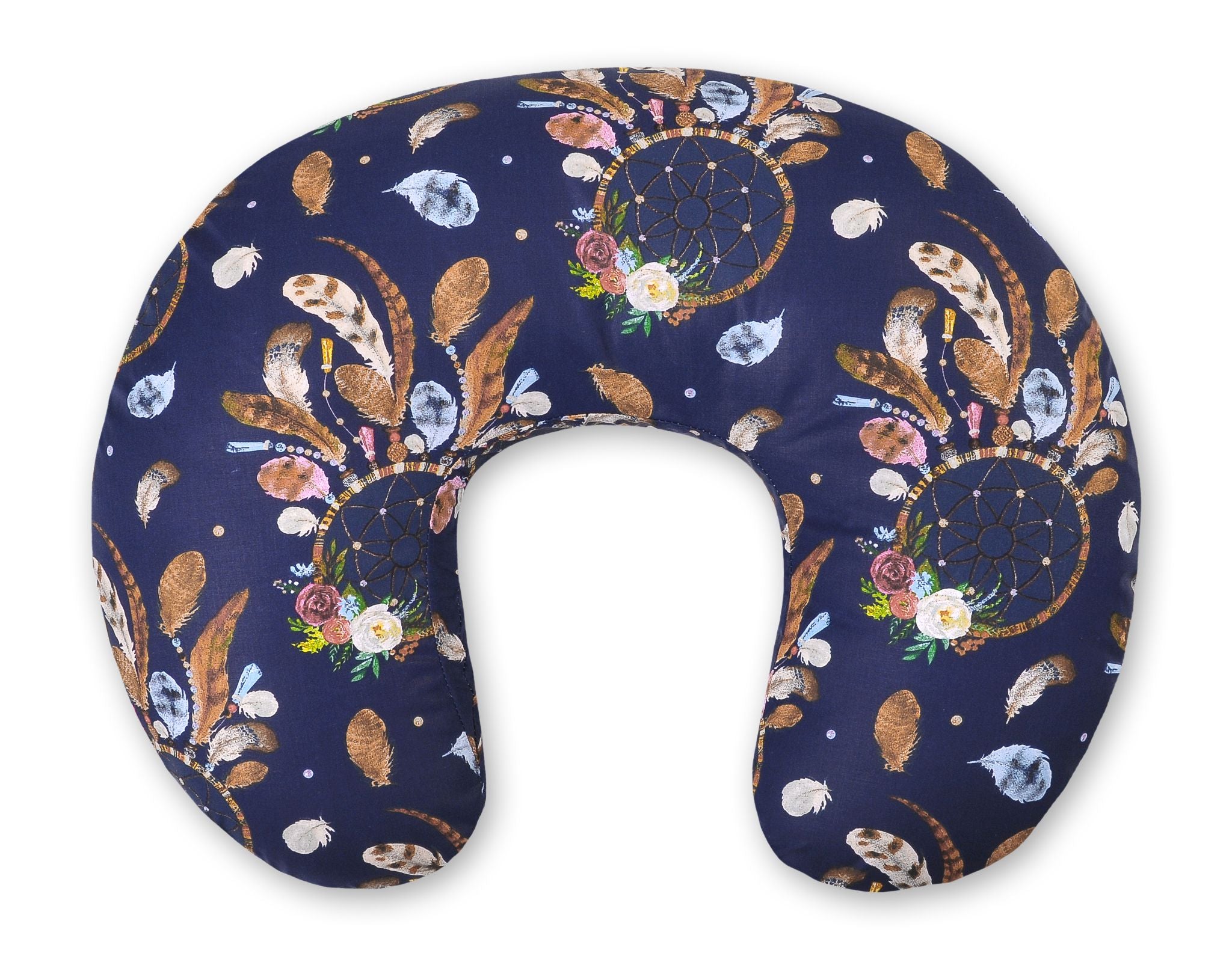 Breastfeeding Pillow Nursing Croissant Pillow, removable, Hands-Free Feeding- dream catchers