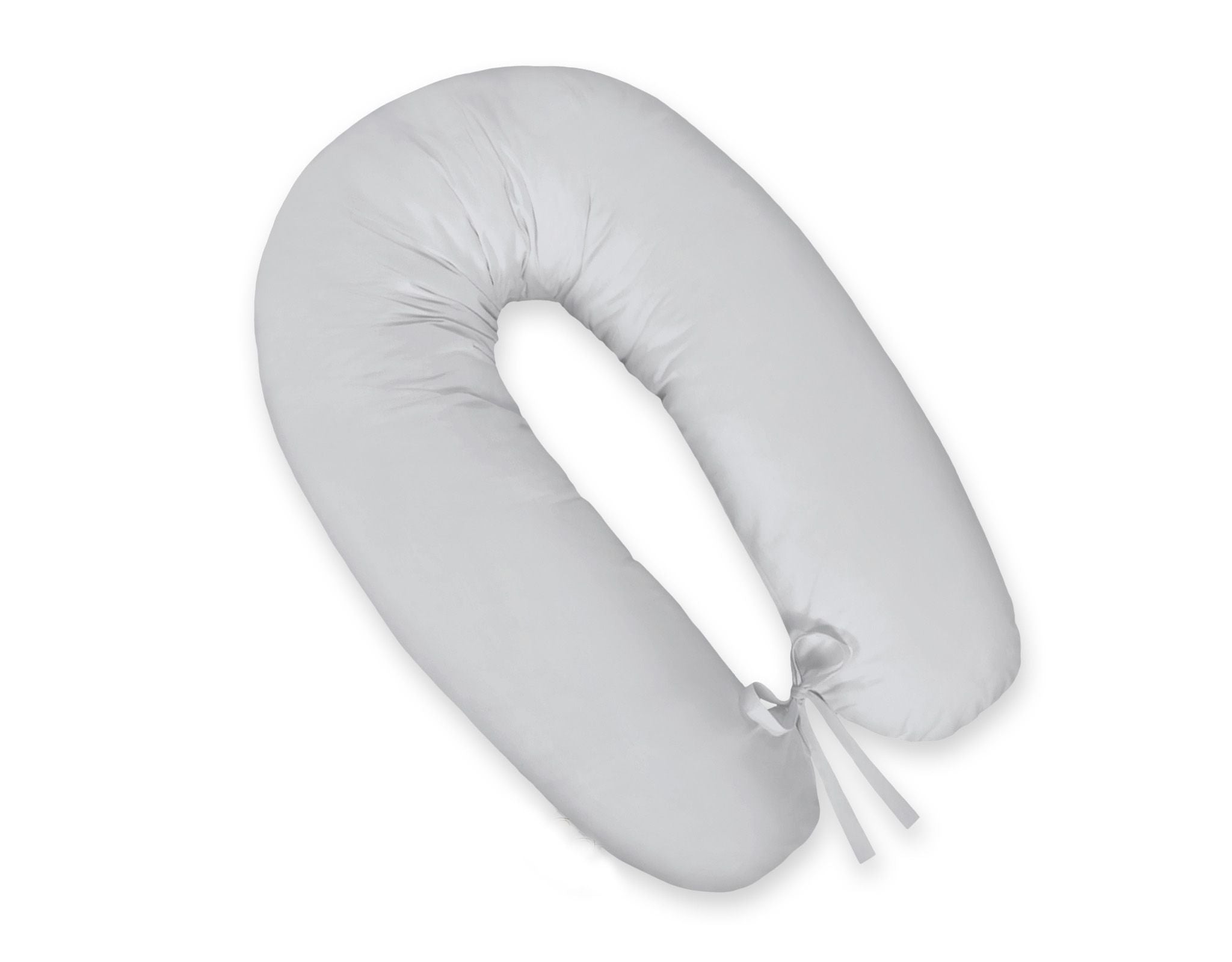 Pregnancy pillow- Longer, removable pillowcase - Grey
