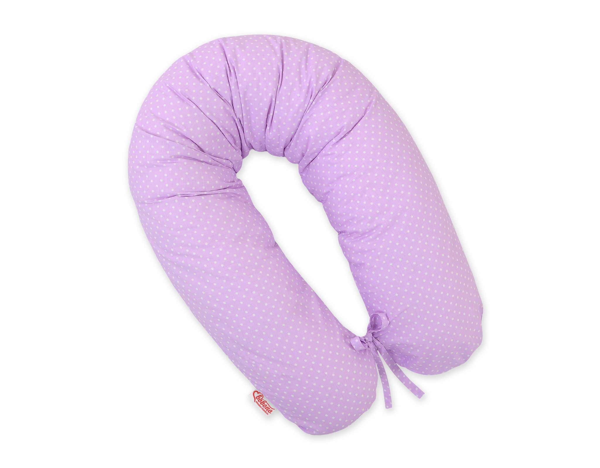 Pregnancy pillow- Longer, removable pillowcase - Punkte auf Lila