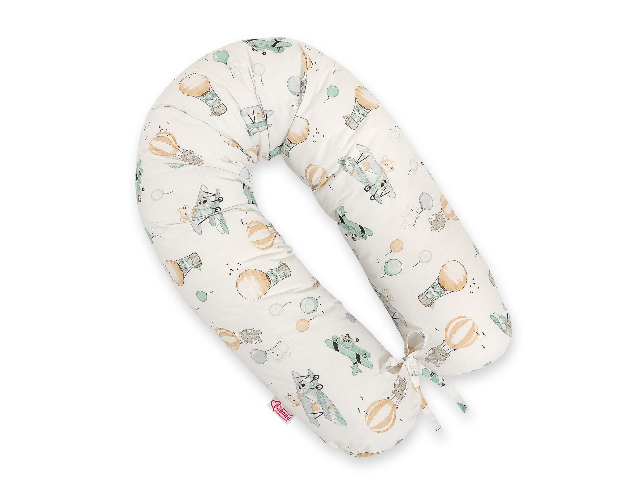 Pregnancy pillow- Longer, removable pillowcase - Sky adventure