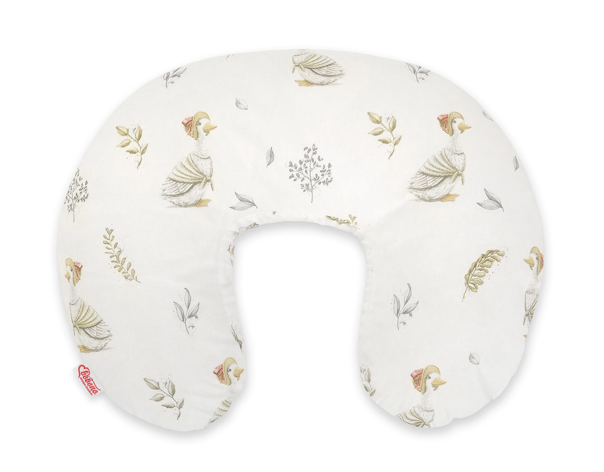 Breastfeeding Pillow Nursing Croissant Pillow, removable, Hands-Free Feeding - Gooses