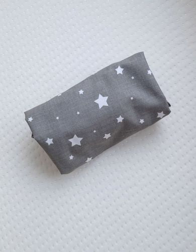 Sheet made of cotton for moses basket mattress 75x35 cm - mini stars white