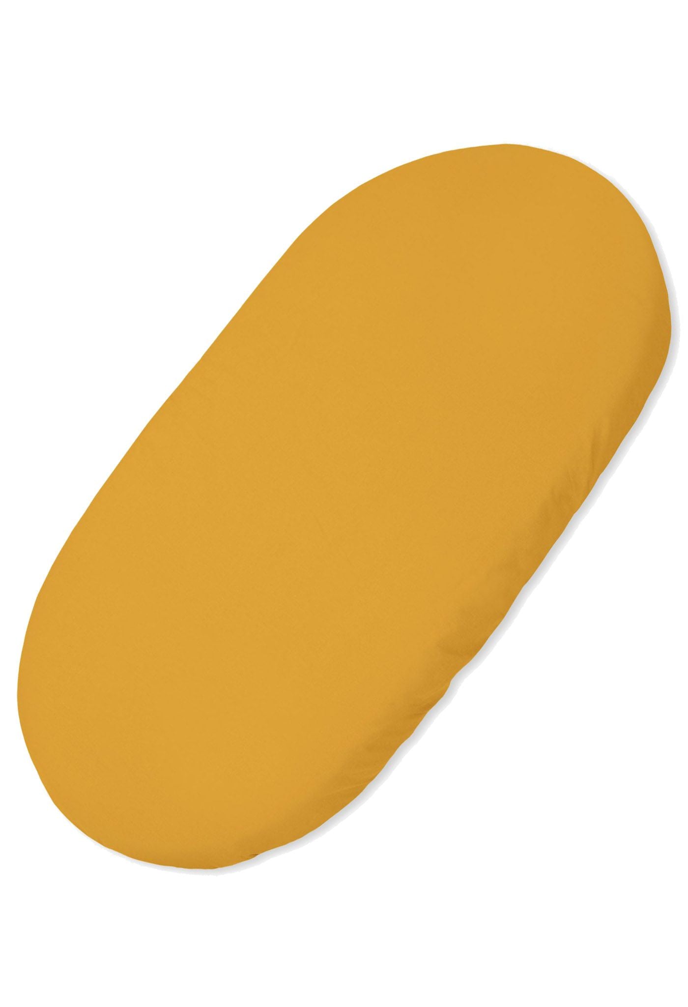 Sheet made of cotton for moses basket mattress 75x35 cm - honey yellow