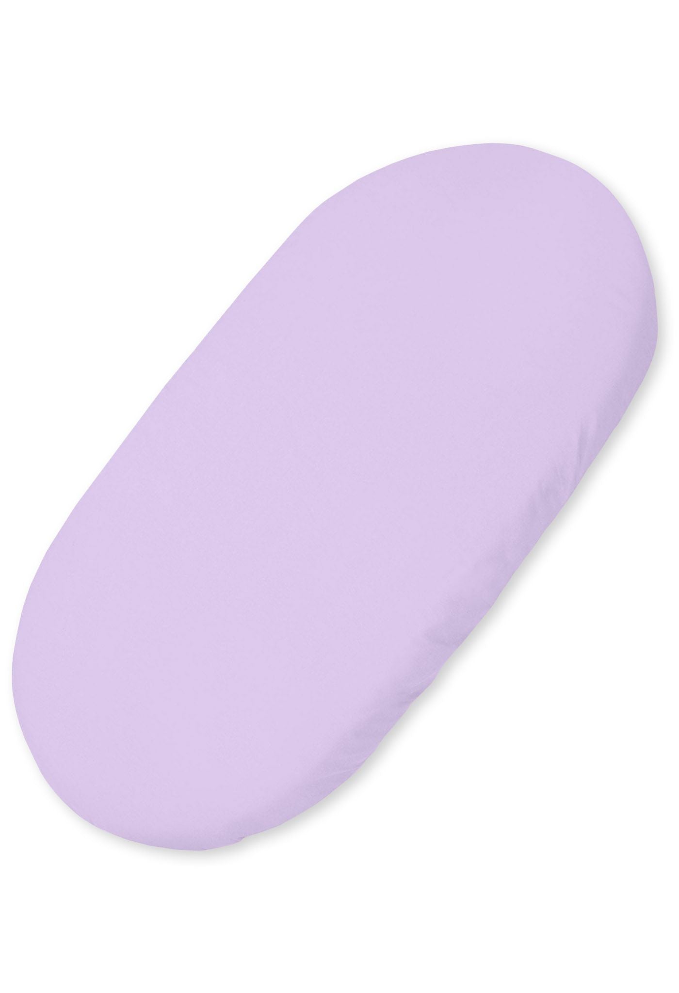 Sheet made of cotton for moses basket mattress 75x35 cm - lila