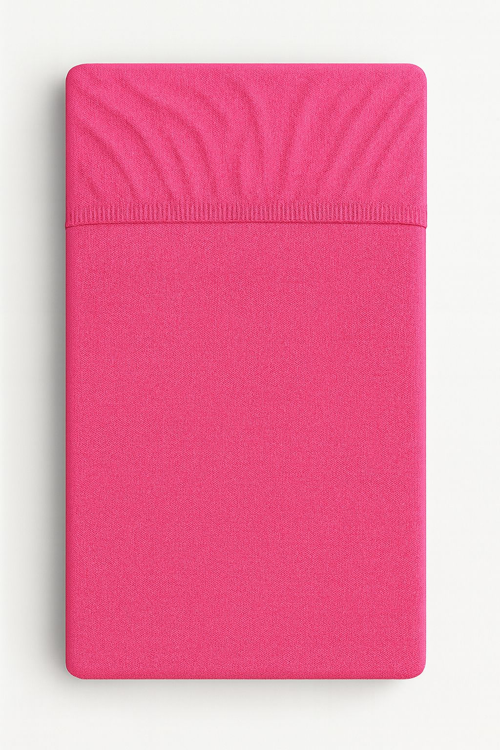 Fitted Terry Sheet 120x60 cm - dark pink