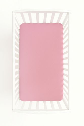 Sheet made of cotton 120x60cm - pastel pink