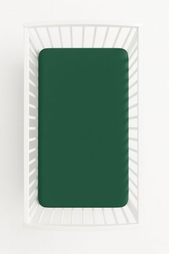 Sheet made of cotton 120x60cm - bottle green