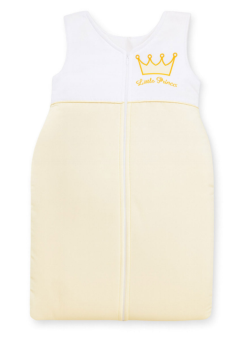 Cotton sleeping bag for children, size M, 6-12 months, TOG 2.5, all-season, Little Princess cream