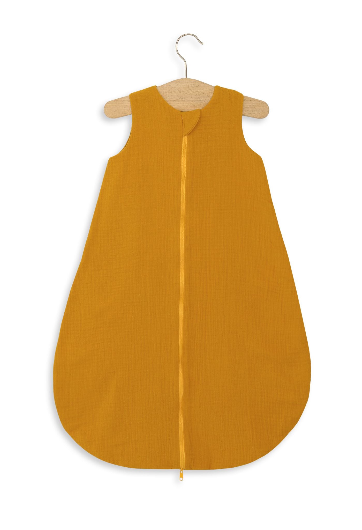 Muslin baby sleeping bag 6-12 months M for summer TOG 1.0 - honey yellow