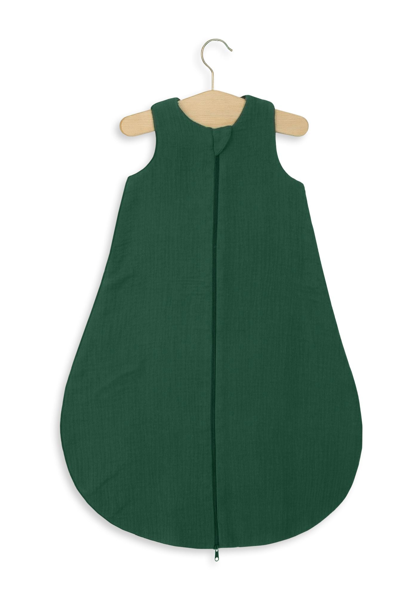 Muslin baby sleeping bag 6-12 months M for summer TOG 1.0 - forest green