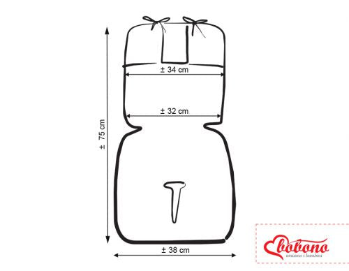 Double-sided cart insert BOBONO - unicorn mint