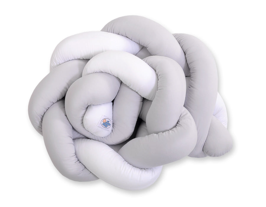 Knot bumper- white-gray