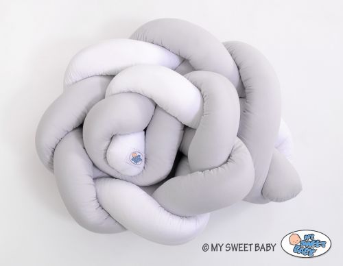 Knot bumper- white-gray