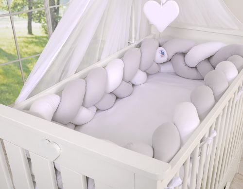 Knot bumper XXL- white-gray