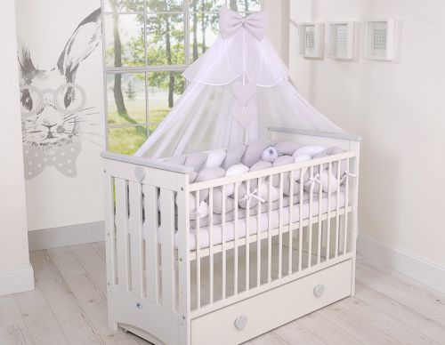 Knot bumper XXL- white-gray