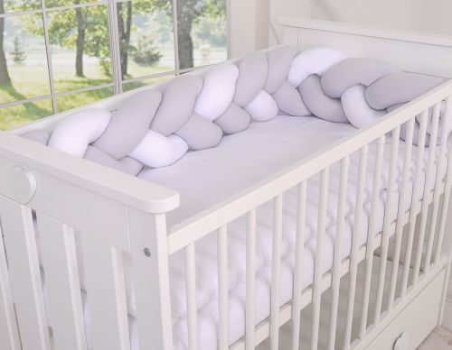 Knot bumper- white-gray