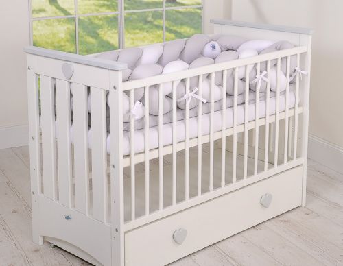 Knot bumper XXL- white-gray