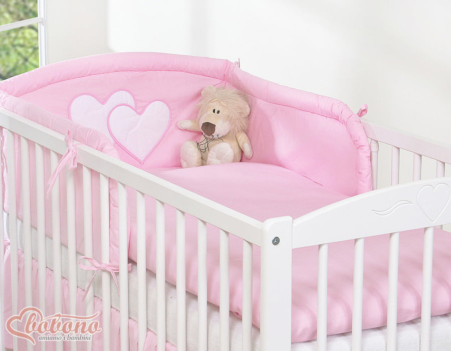 Universal bumper- Hanging Hearts pink