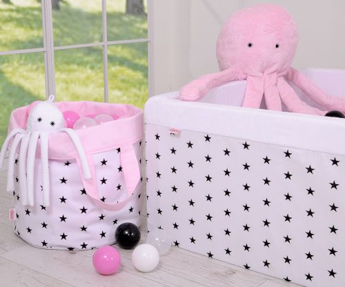 Cuddly octopus with rattle - white - smooth minky
