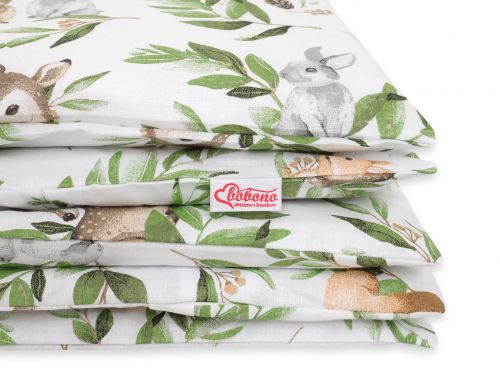 Bedding set 2-pcs with filling 135x100 cm - woodland green