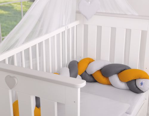 Knot bumper- gray-honey yellow-anthracite