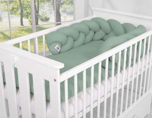 Knot bumper- pastel green