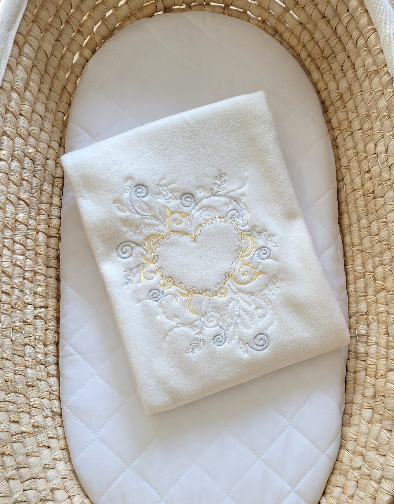 Polar fleece blanket for babies - Chic cream