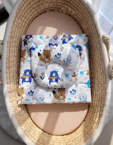 Duvet with pillow Teddy - 2pcs set - navy blue bears