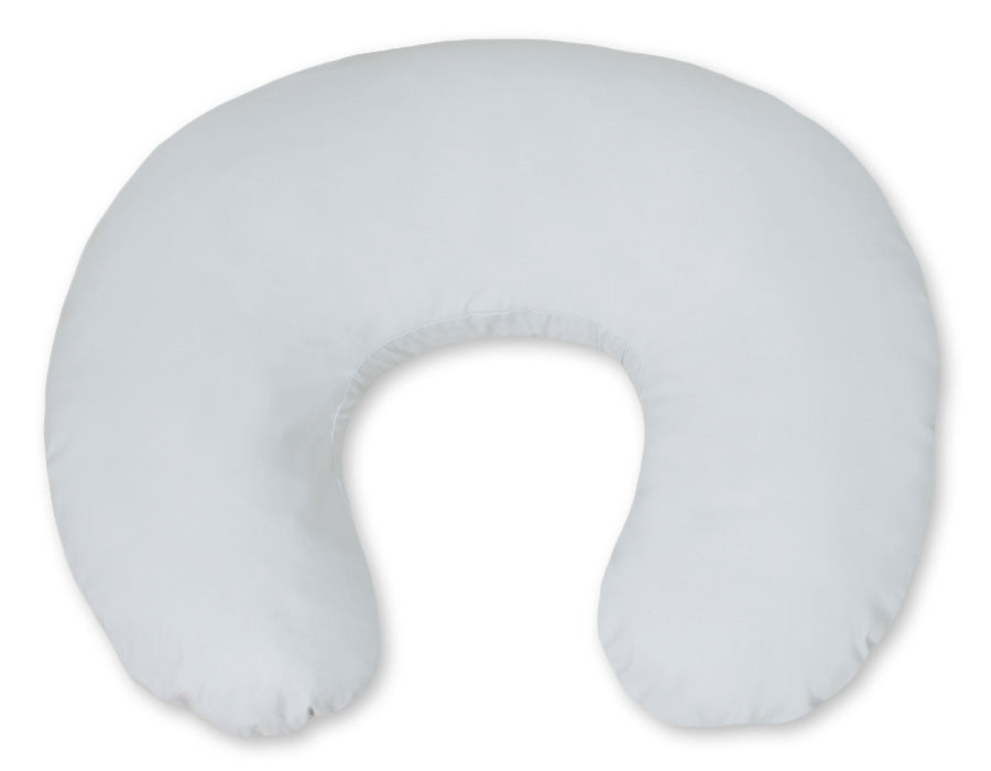 Breastfeeding Pillow Nursing Croissant Pillow, removable, Hands-Free Feeding- grey