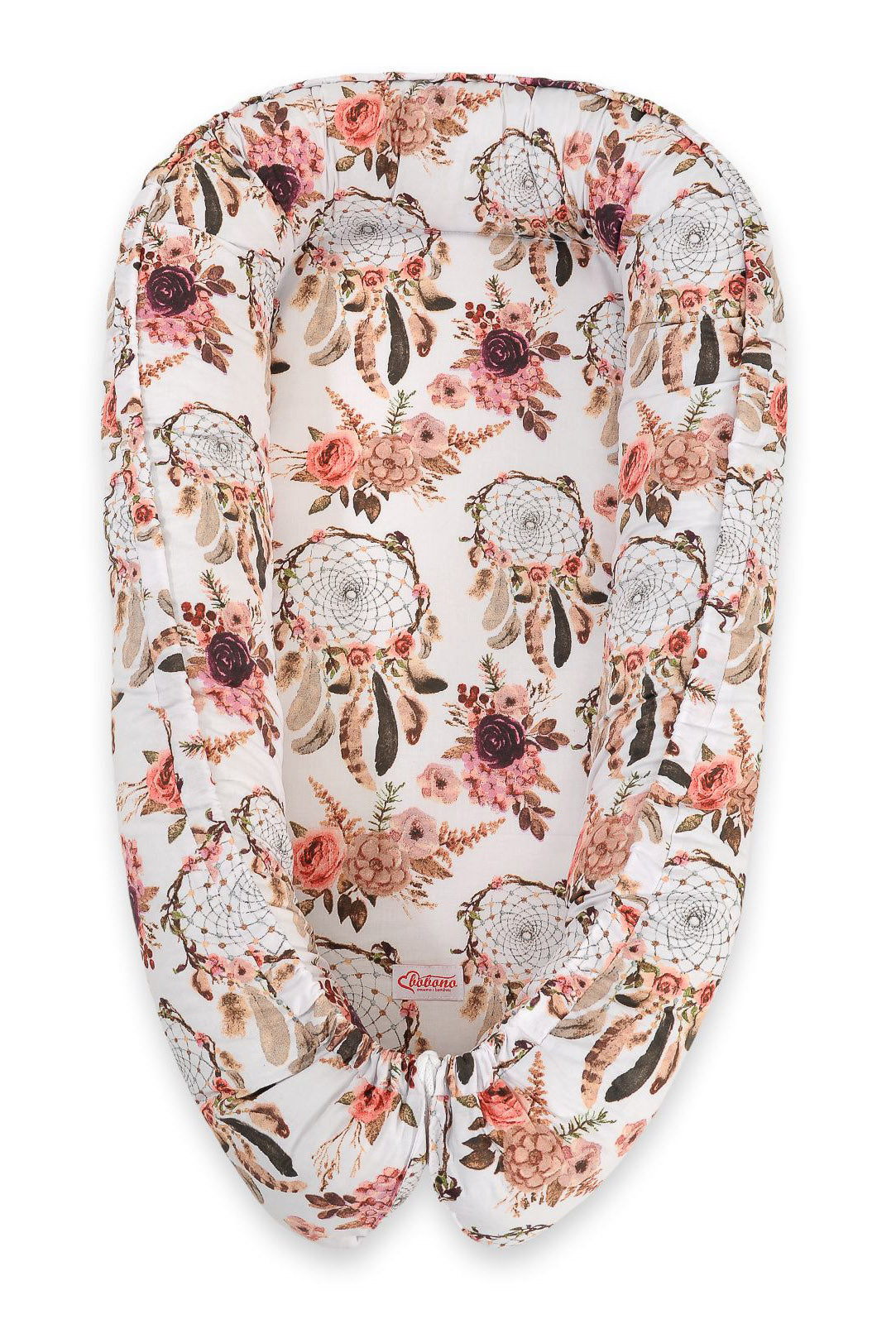 Baby nest double-sided Premium Cocoon for infants BOBONO- flower dream catchers