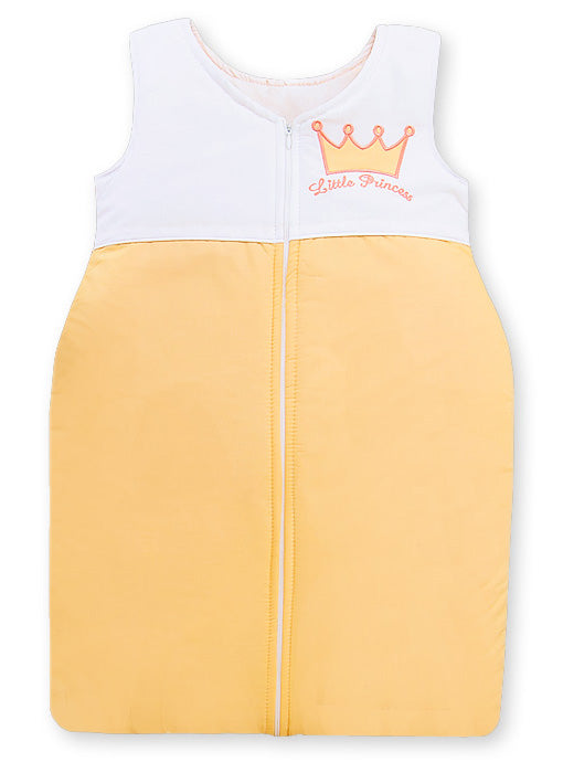 Cotton sleeping bag for children, size M, 6-12 months, TOG 2.5, all-season, Little Princess peach