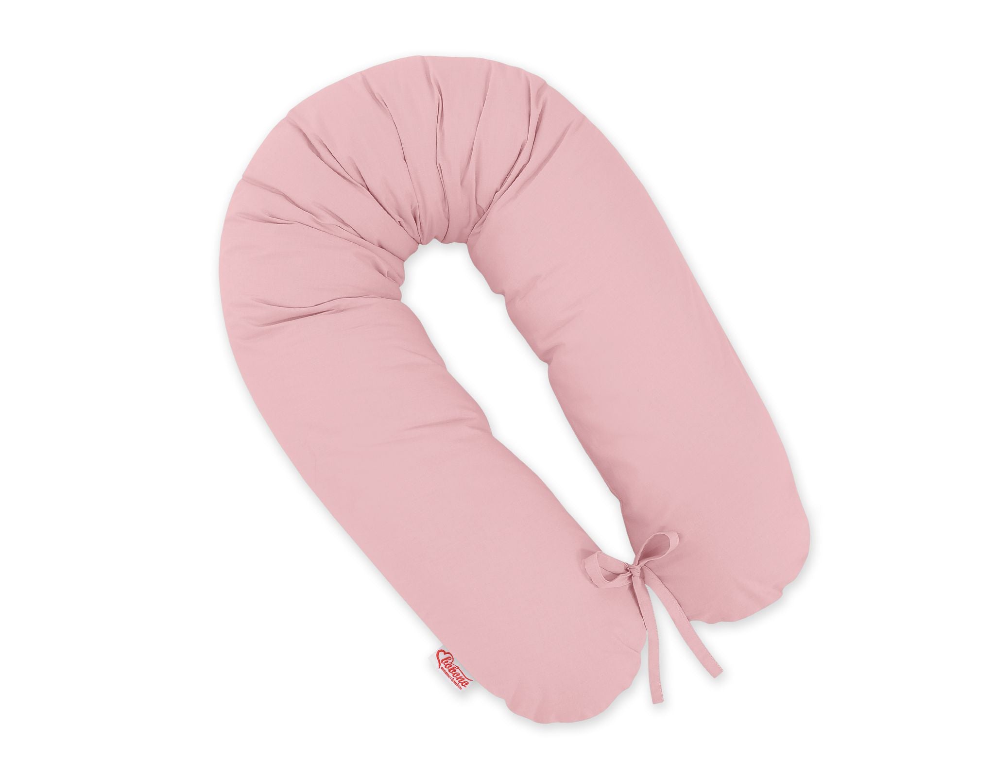 Pregnancy pillow- Longer, removable pillowcase - Pastel pink
