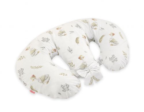 Twin nursing pillow, Breastfeeding Croissant Pillow, removable, Hands-Free Feeding- gooses