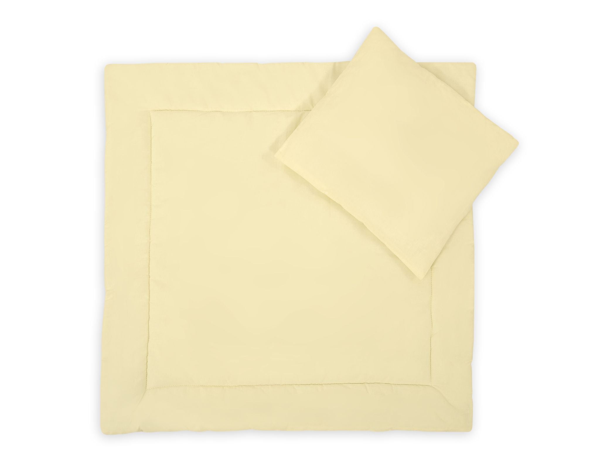 Pram bedding set with duvet and pillow 2pcs - Cream