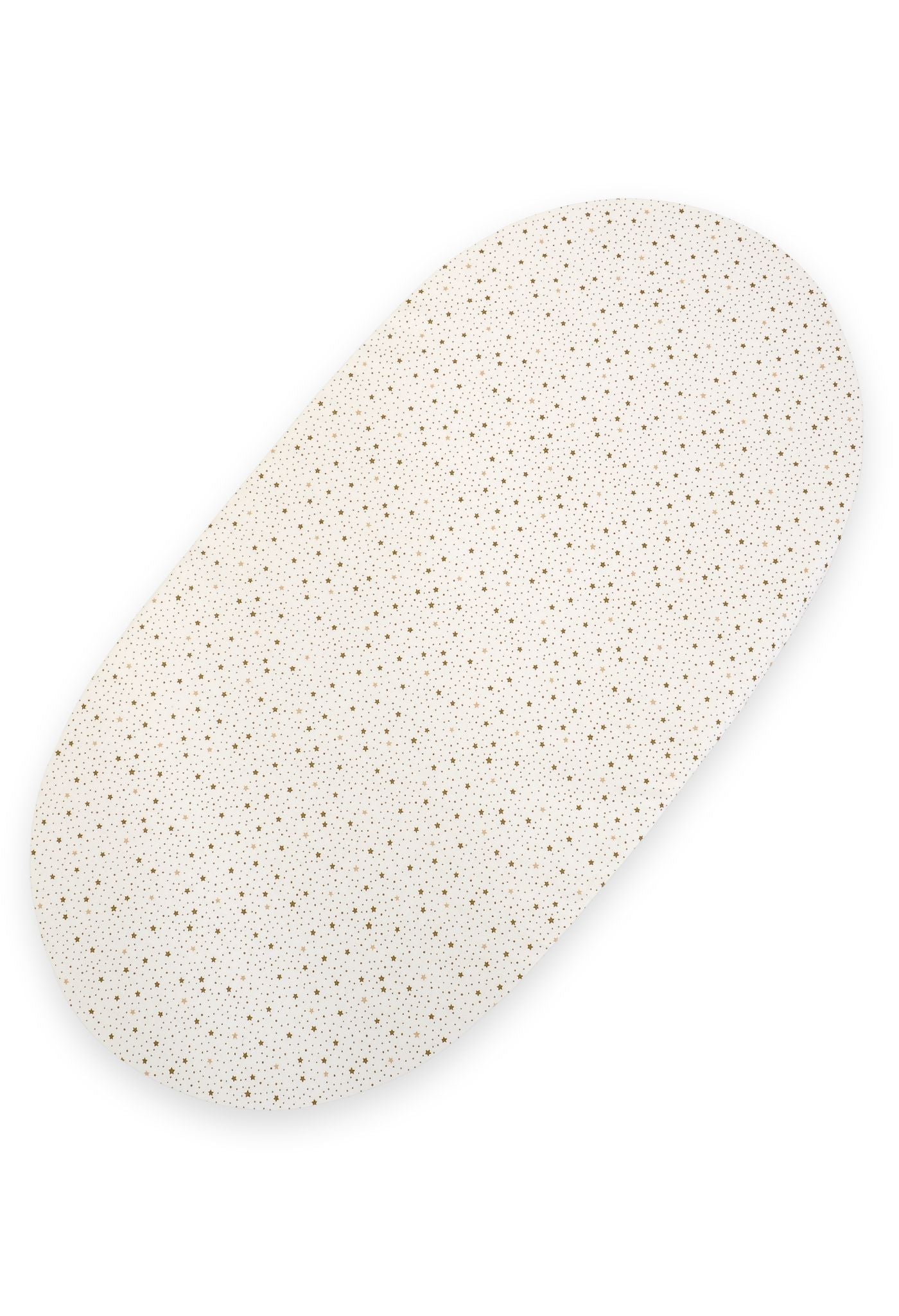 Sheet made of cotton for moses basket mattress 75x35 cm - mini gold stars