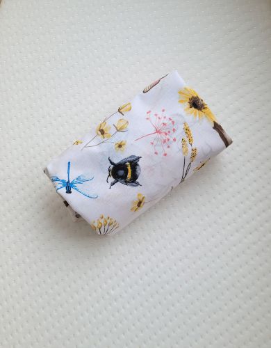 Sheet made of cotton for moses basket mattress 75x35 cm - Summer meadow