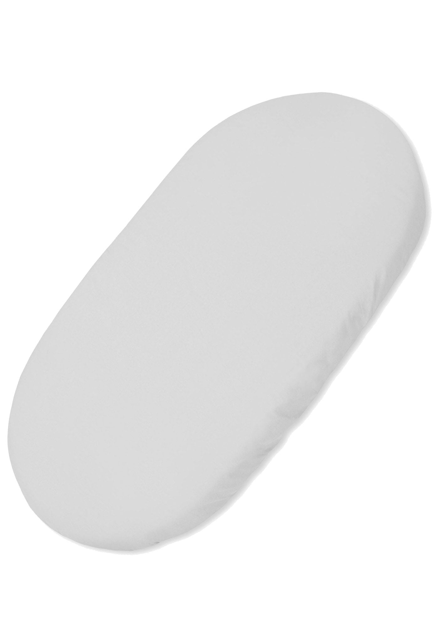 Sheet made of cotton for moses basket mattress 75x35 cm - gray