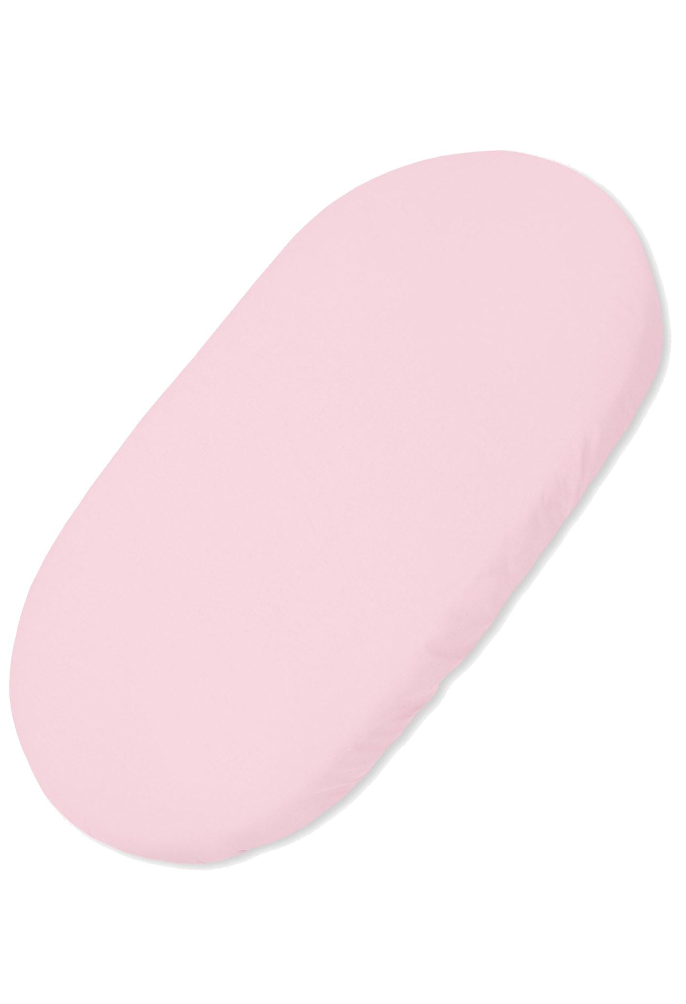 Sheet made of cotton for moses basket mattress 75x35 cm - pink