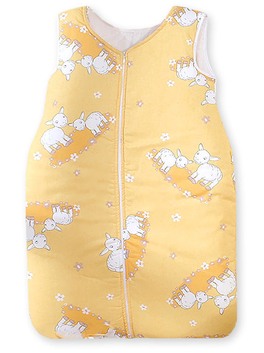 Cotton sleeping bag for children, size M, 6-12 months, TOG 2.5, all-season, little sheep