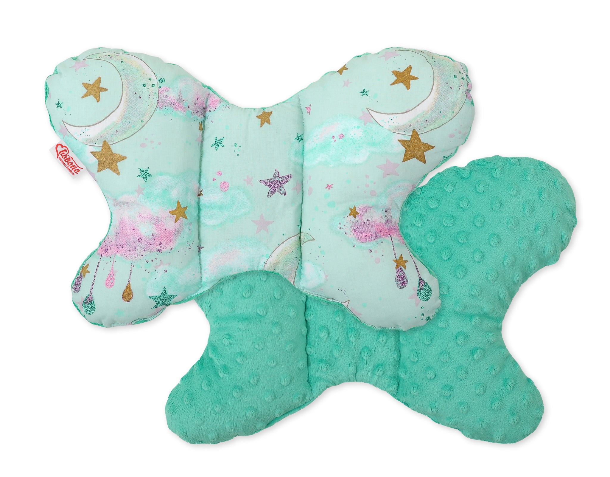 Double-sided anti shock cushion \"BUTTERFLY\" - moons mint